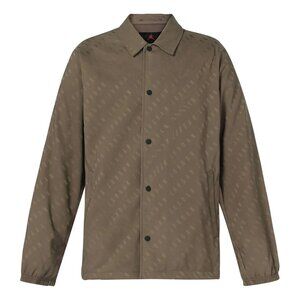 Jordan Men's Mocha Brown Essentials Long Sleeve Light Coaches Jacket Size L